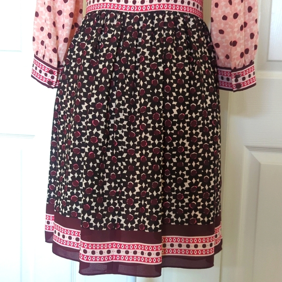 Kate Spade Rambling Rose Floral Tile Mini Dress - Picture 7 of 10